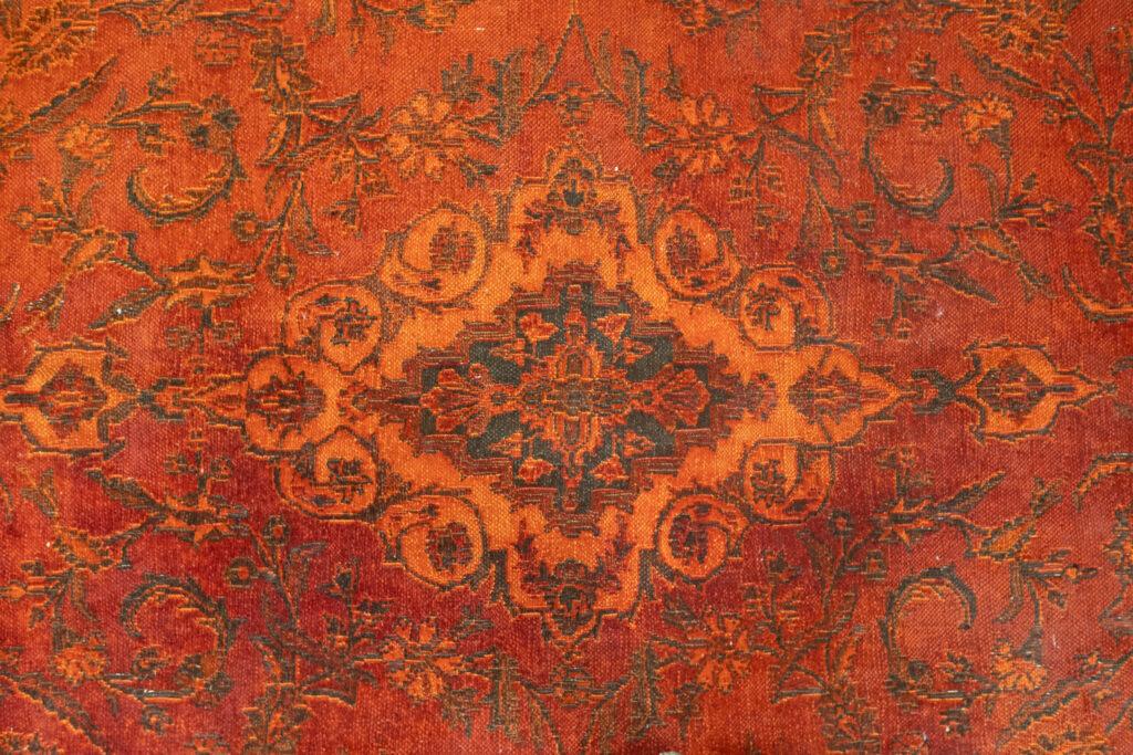 Overdyed Vintage Wool rug 7.0x10.0 View 2