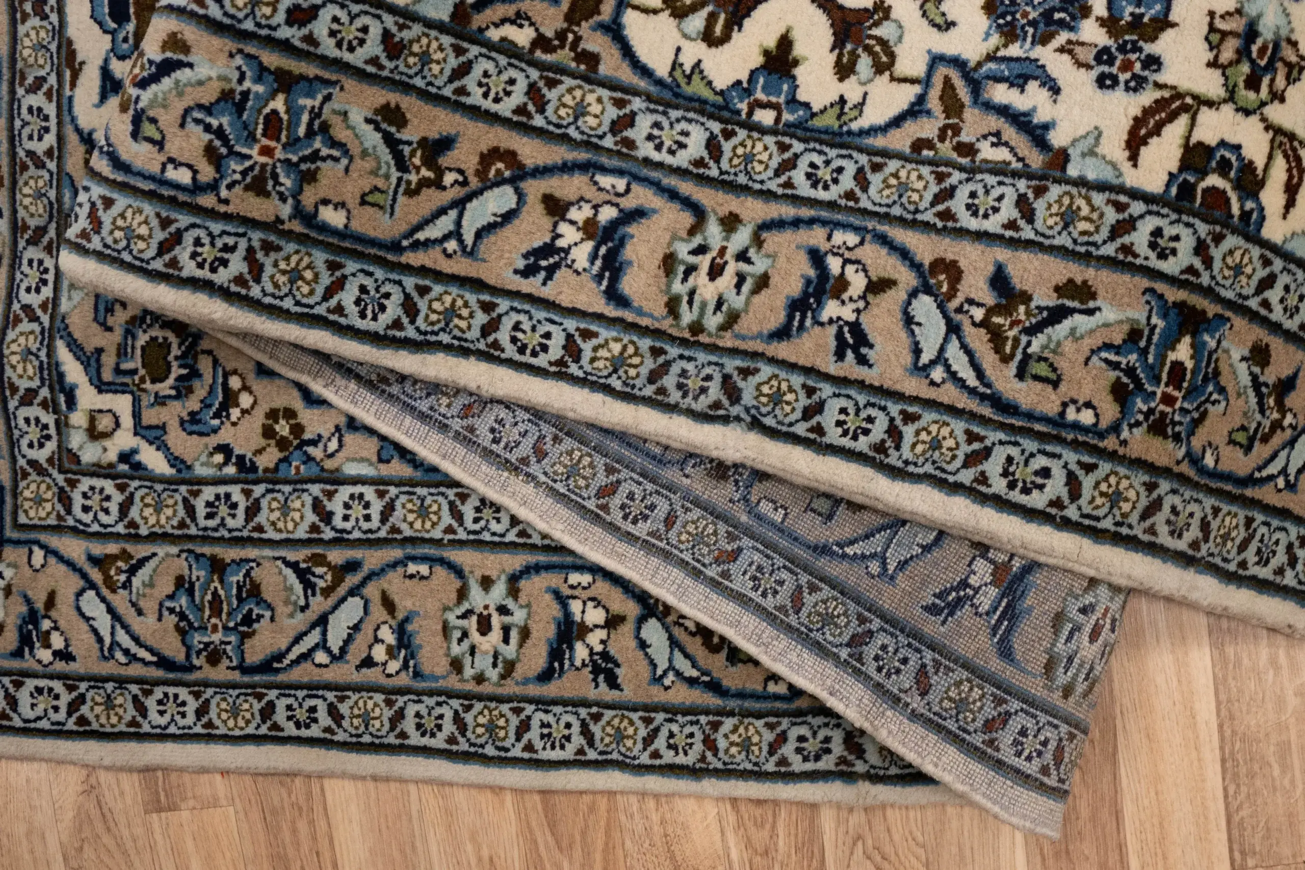 Kashan Wool Rug 3.0 x 13.0' View 3