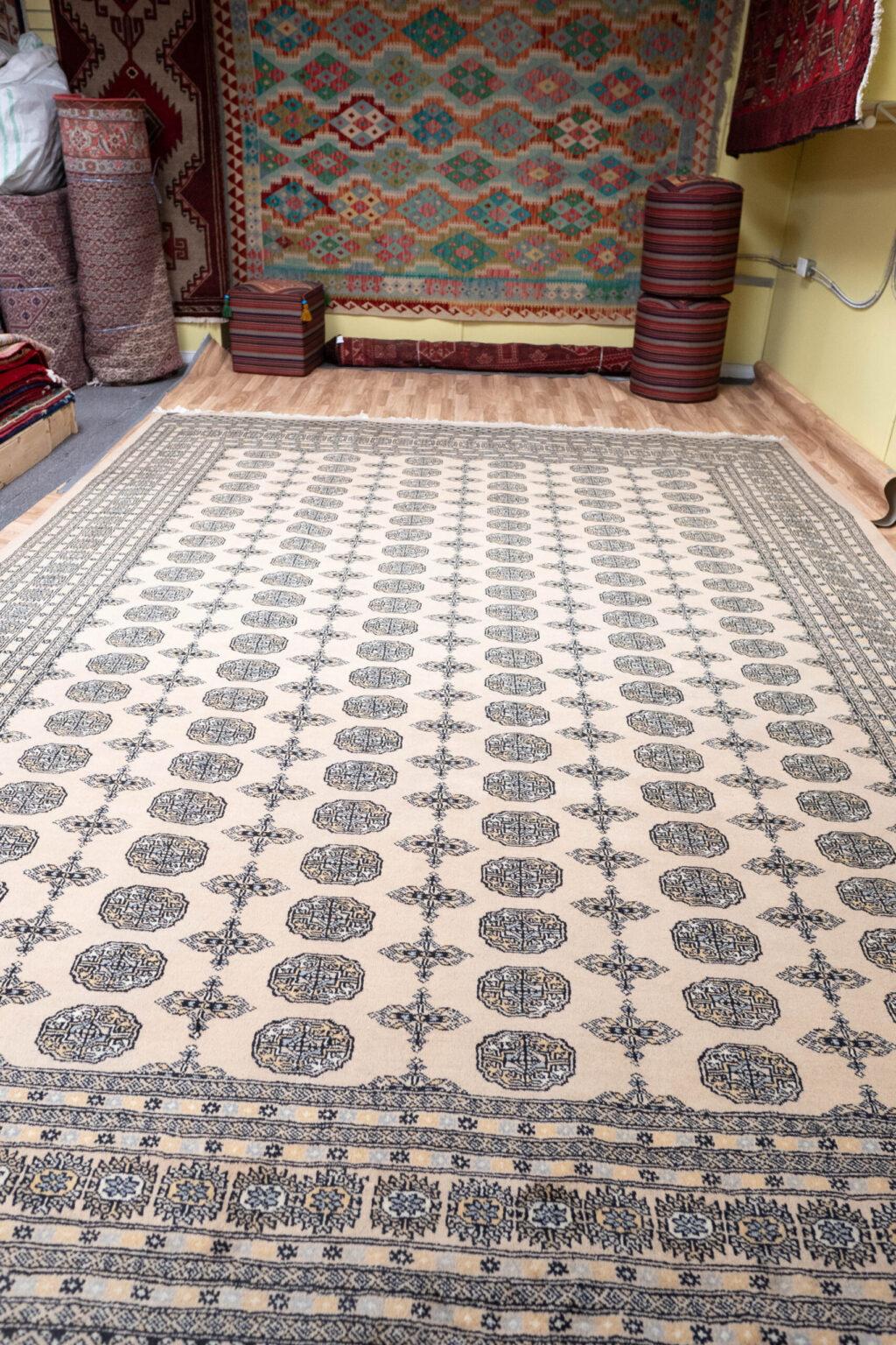 Bokhara Wool Rug 12.3x9.3 View 4