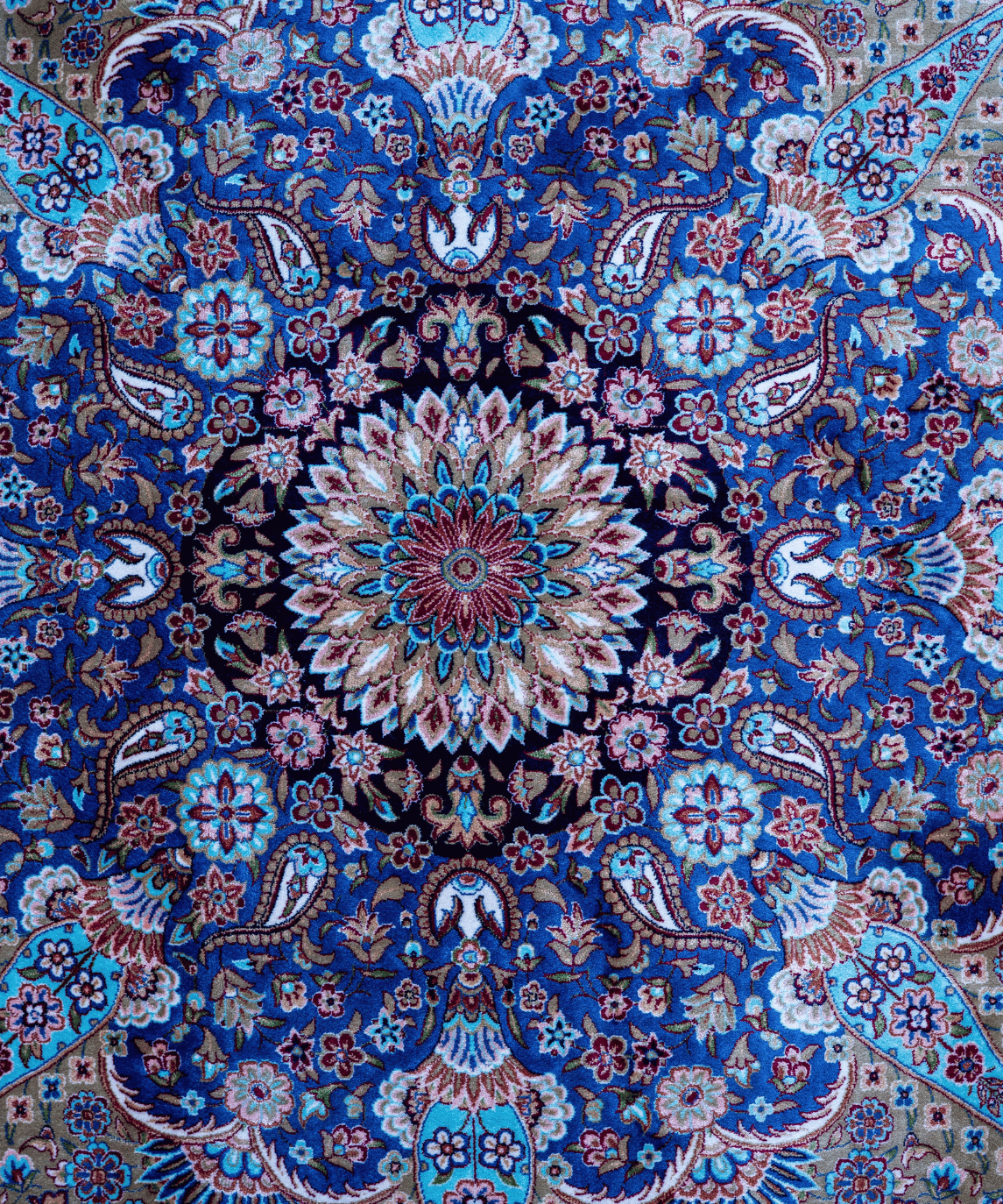 Luxury Qum Silk Handwoven Oriental Rug – 10'2" × 13'2" View 9