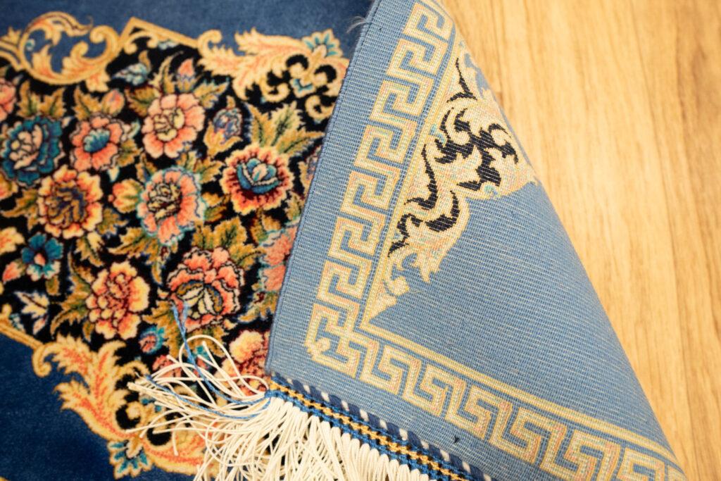 Qum Design Wool Silk Rug 0.11'x1.6' View 4