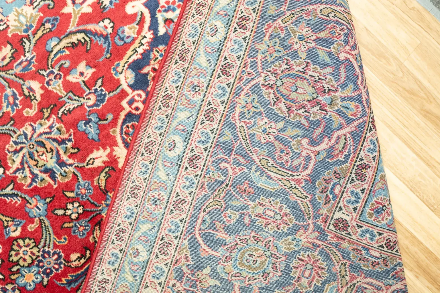 Kashan Wool Rug 9.4 x 12.4 View 1