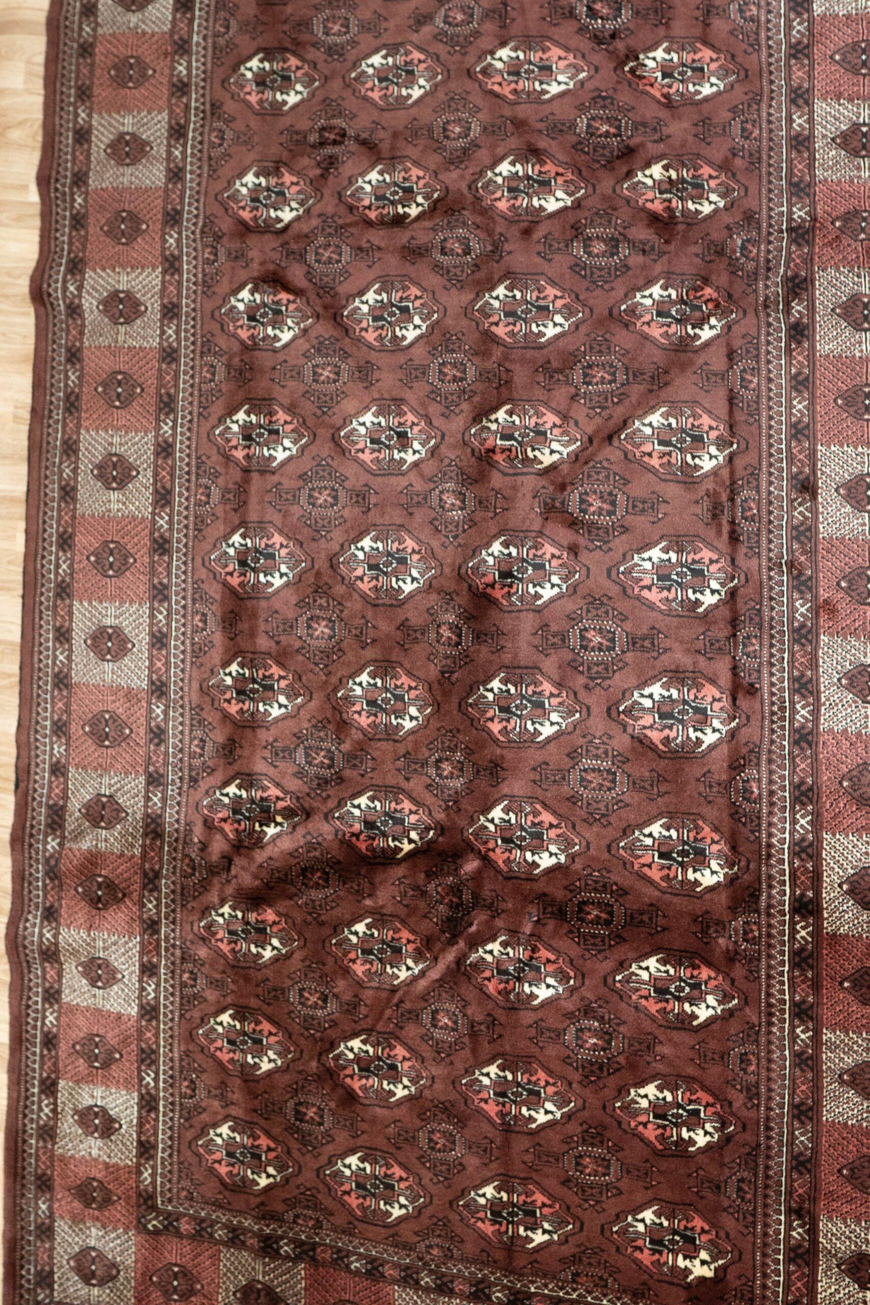 Turkmen Wool Rug 12.2x7.11 View 4