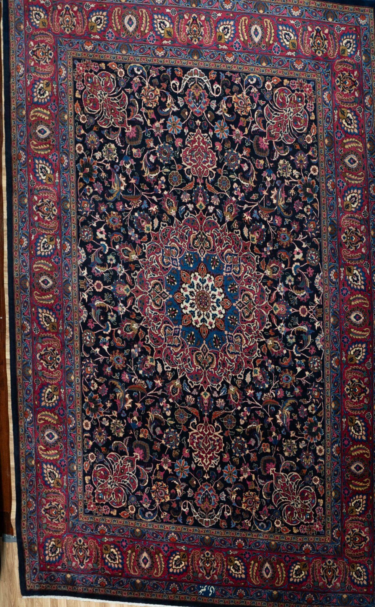 Mashad Kurk Wool Rug 9.10'x12.10' View 2