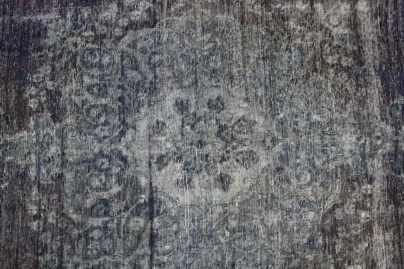 Vintage Overdyed Wool Rug 7.8'x11' View 2