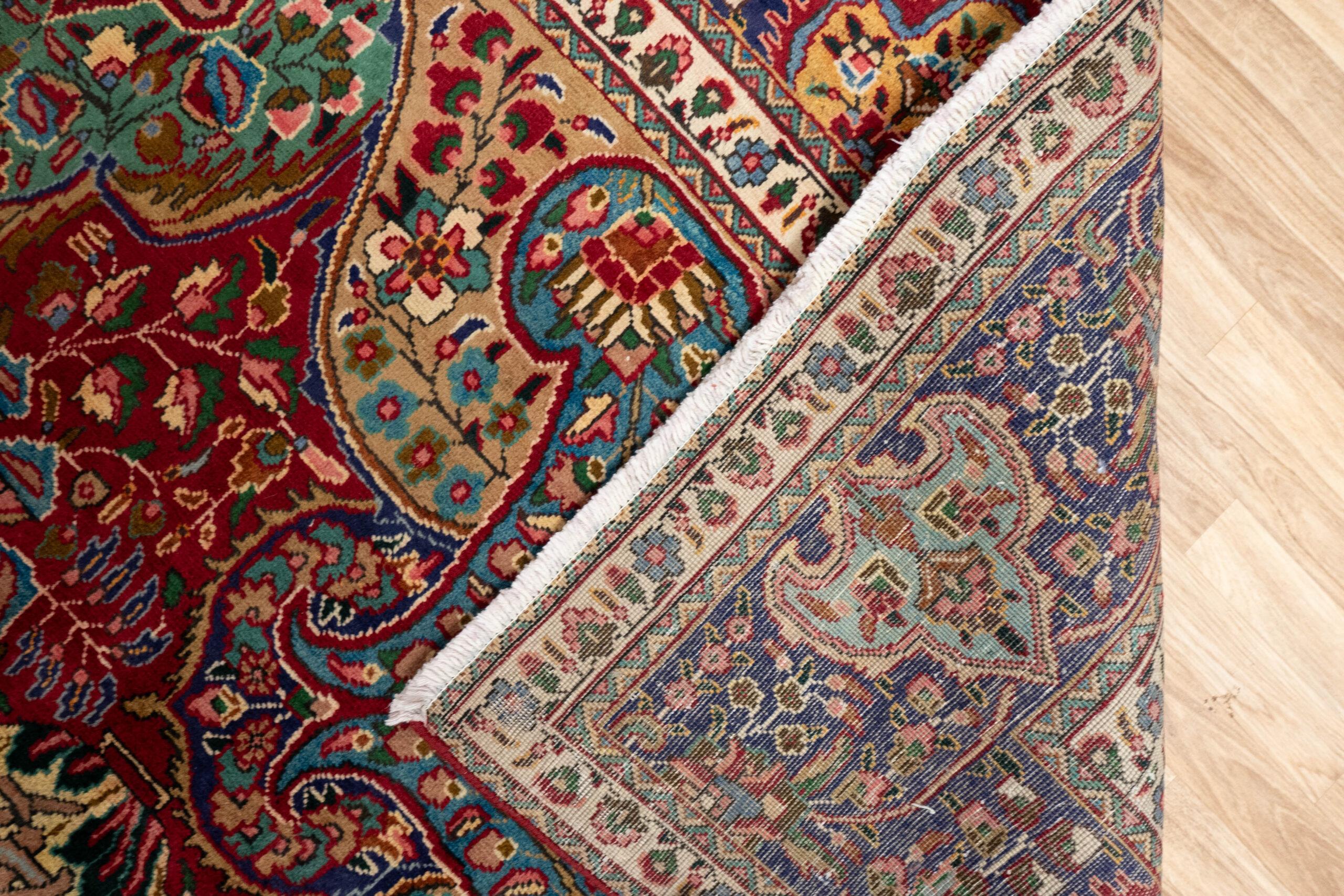 Tabriz Wool Rug 13.0x9.8 View 4