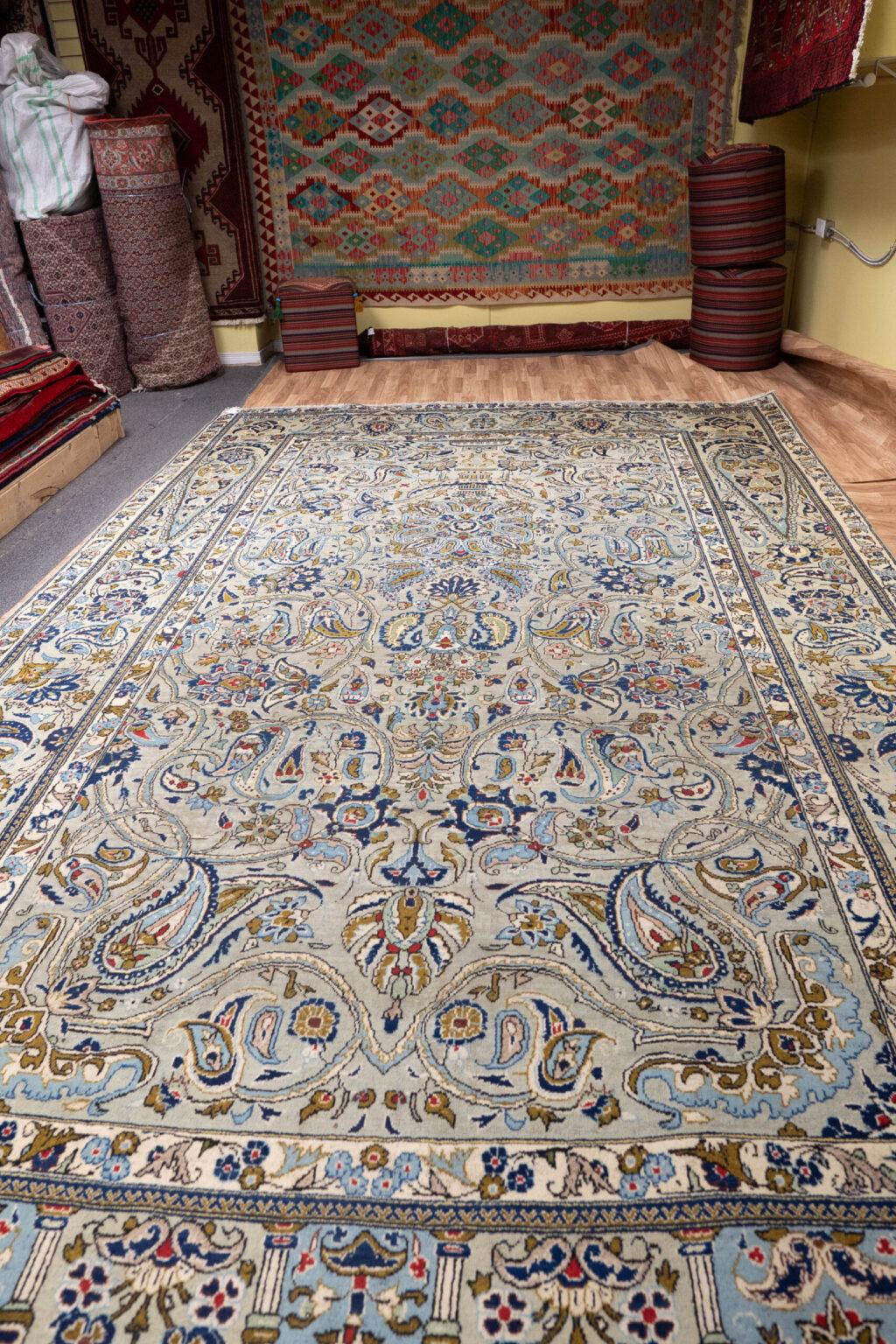Kashan Wool Rug 9.0x13.4 View 5