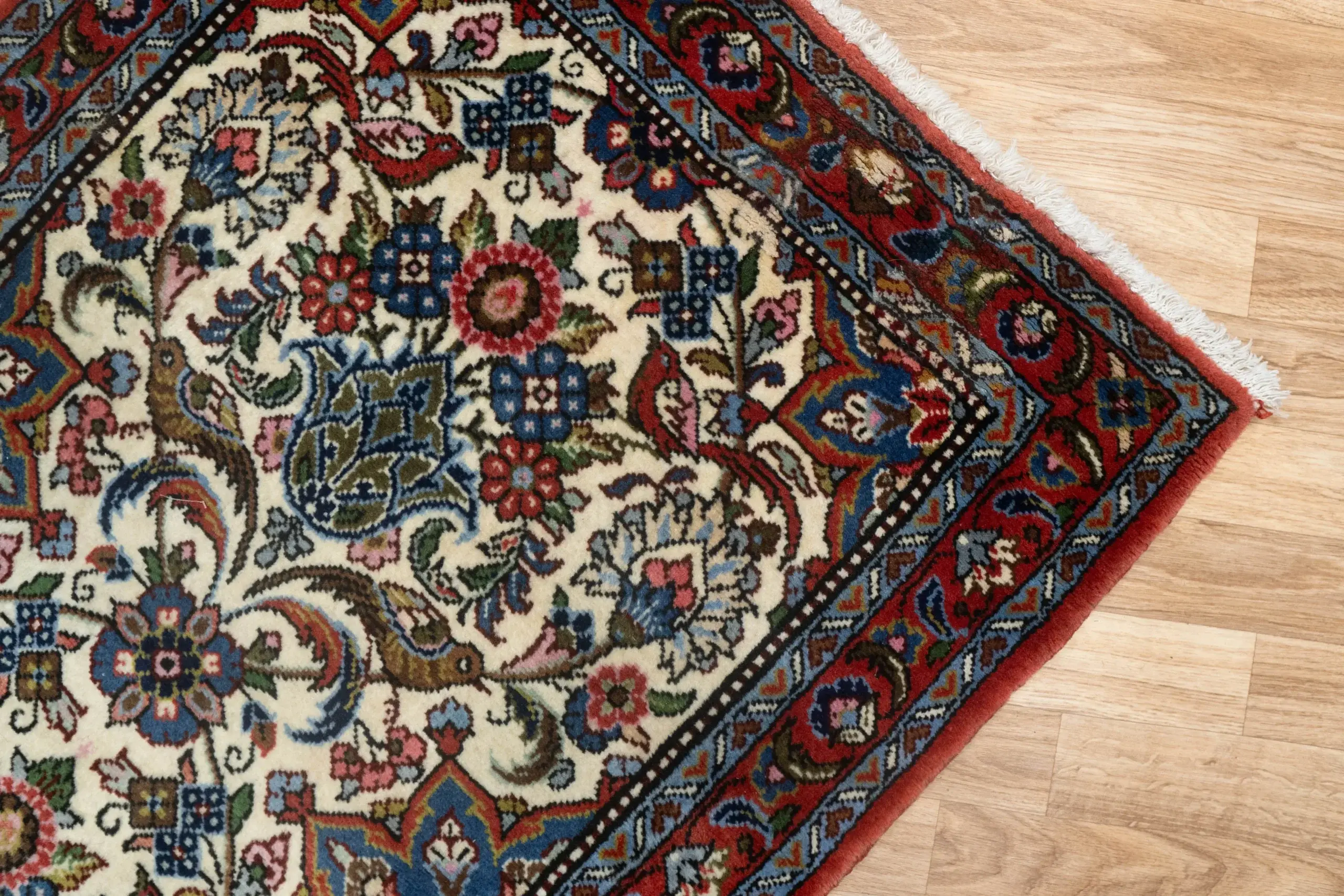 Tabriz Wool Rug 6.8 x 9.8 View 4