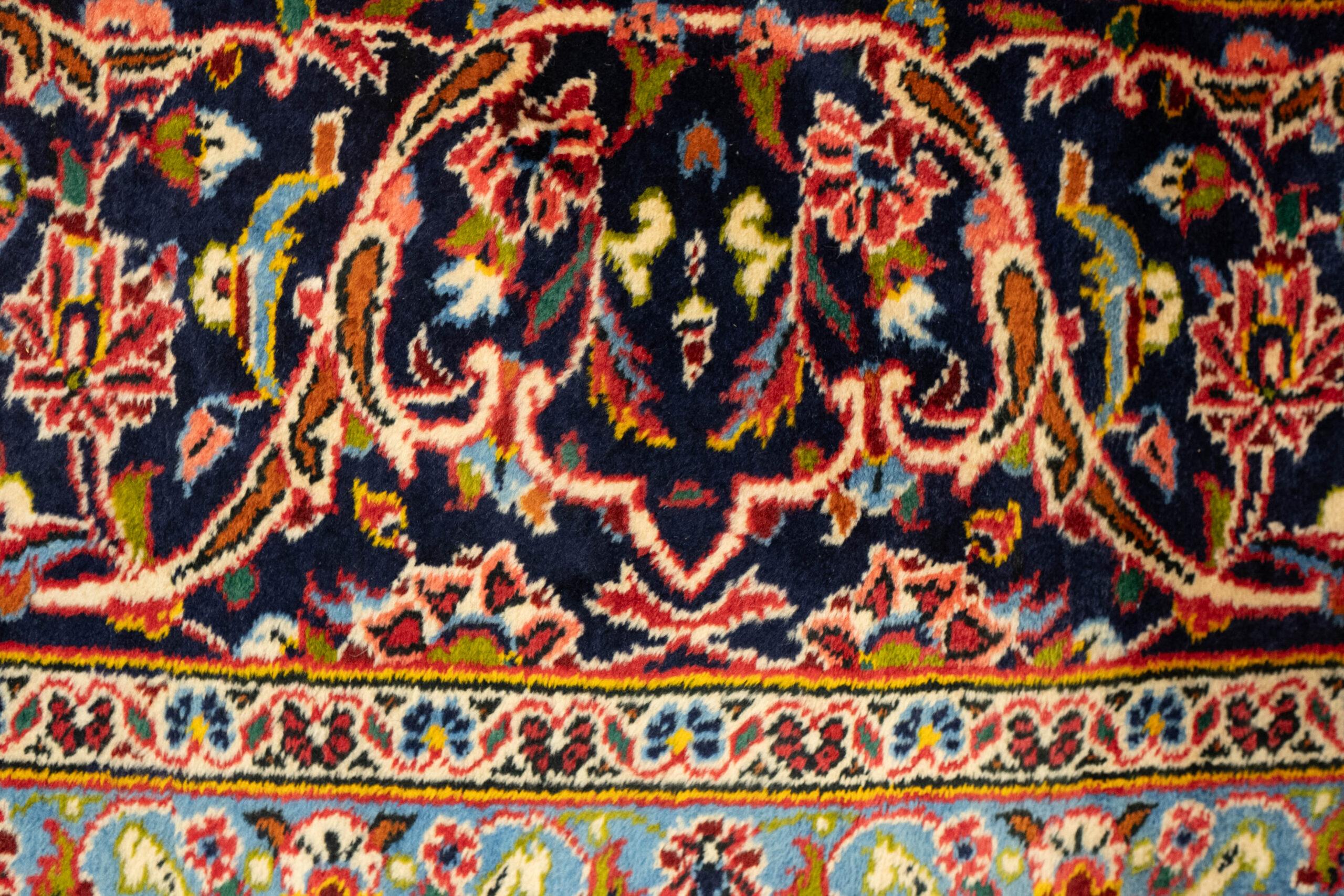 Kashan Wool Rug 16.8x11.0 View 5