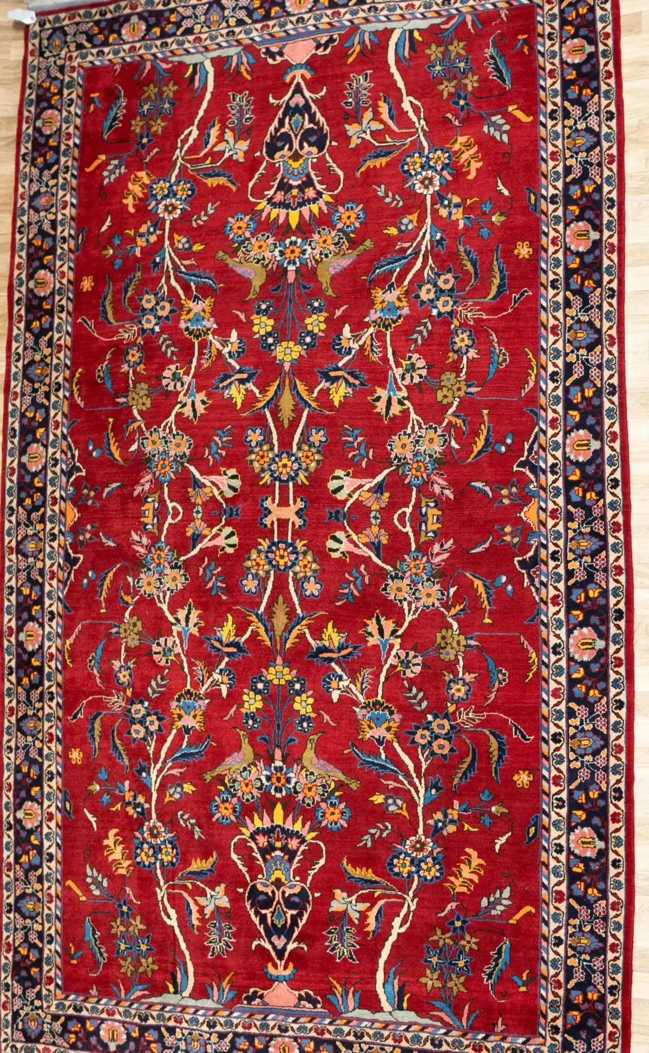 Sarouk Wool Rug 7.0 x 10.0