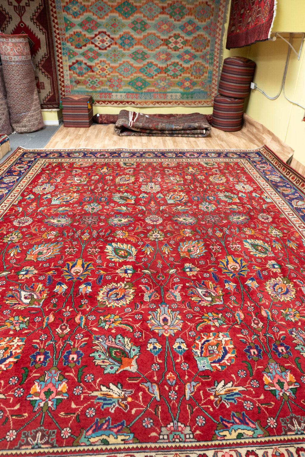 Tabriz Wool Rug 12.6x10.3 View 5