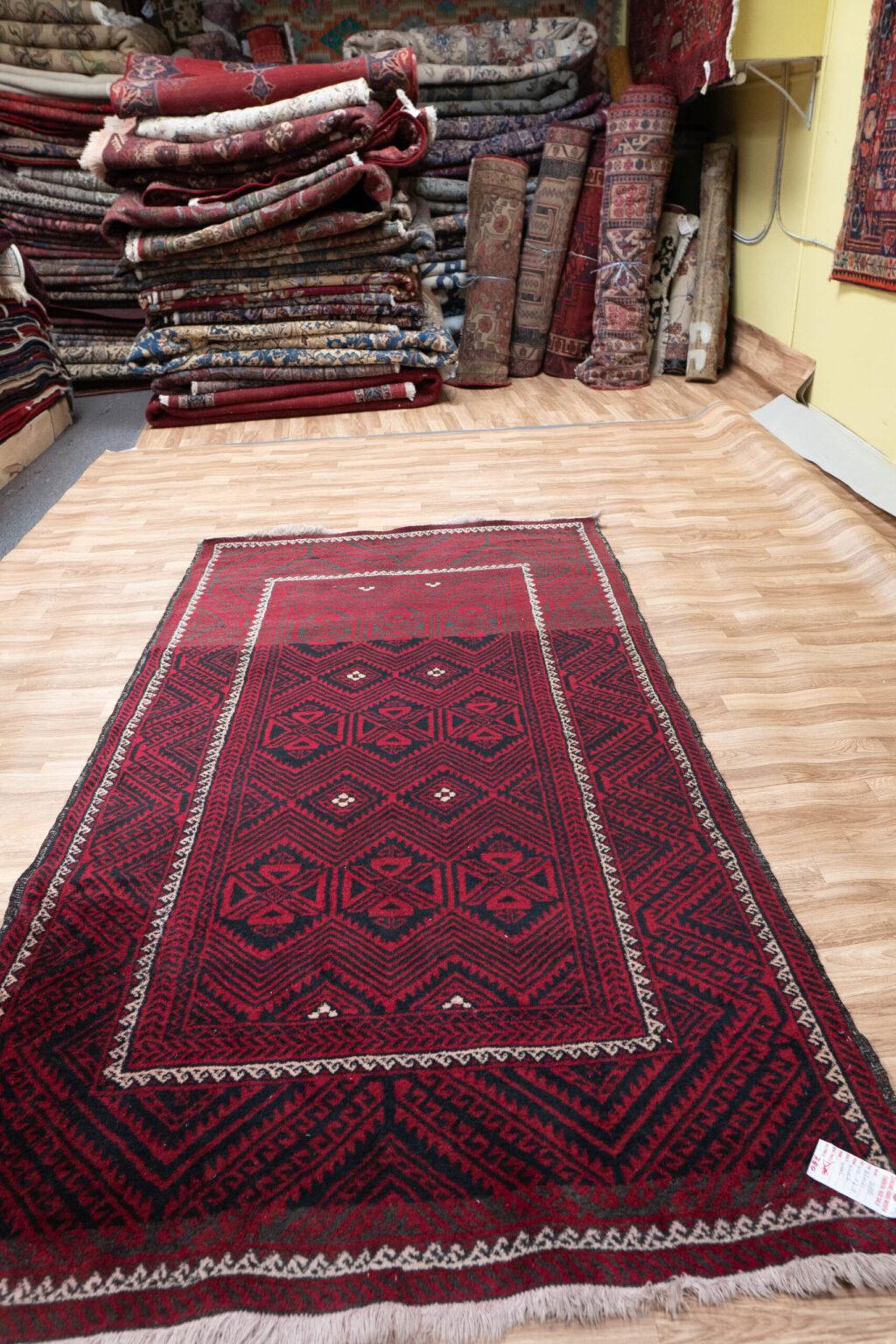 Baluch Wool Rug 4.0x7.0 View 1