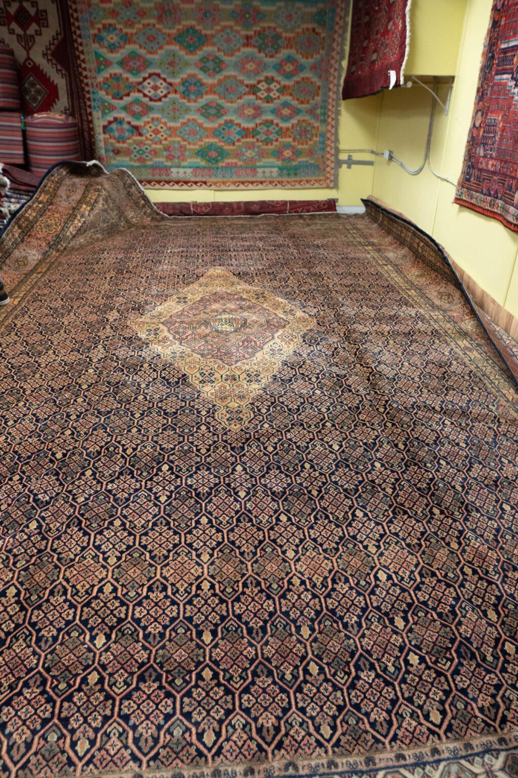 Hamadan Wool Rug 18.4x11.8 View 5