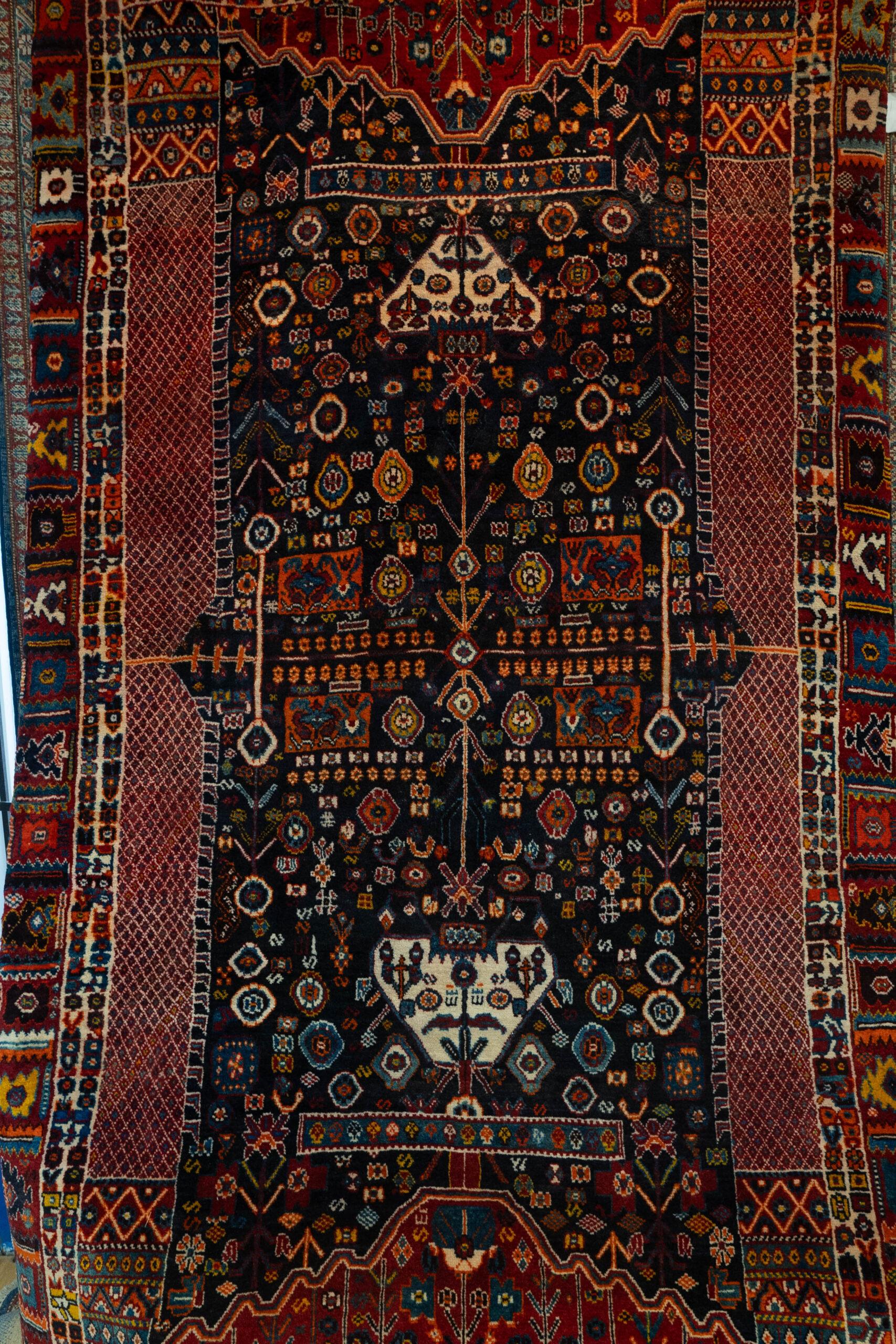 Qashqai Wool Rug 1.8'x4.10' View 1