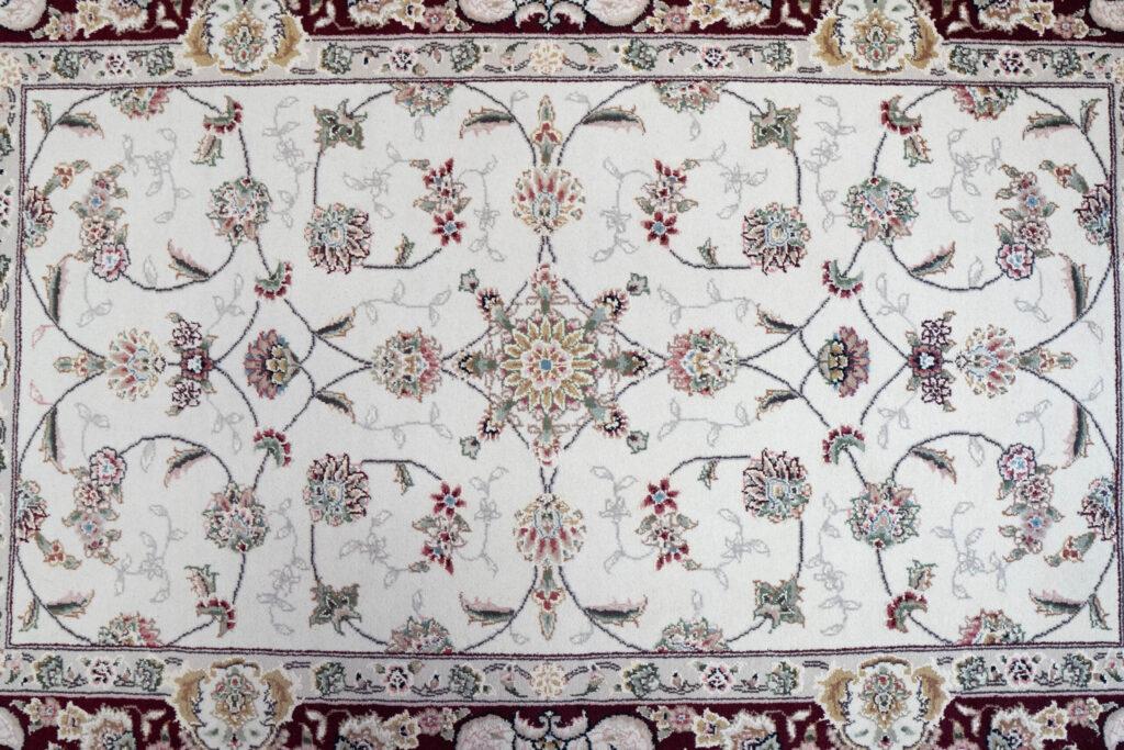 Tabriz Wool Silk Rug 3'x5' View 4