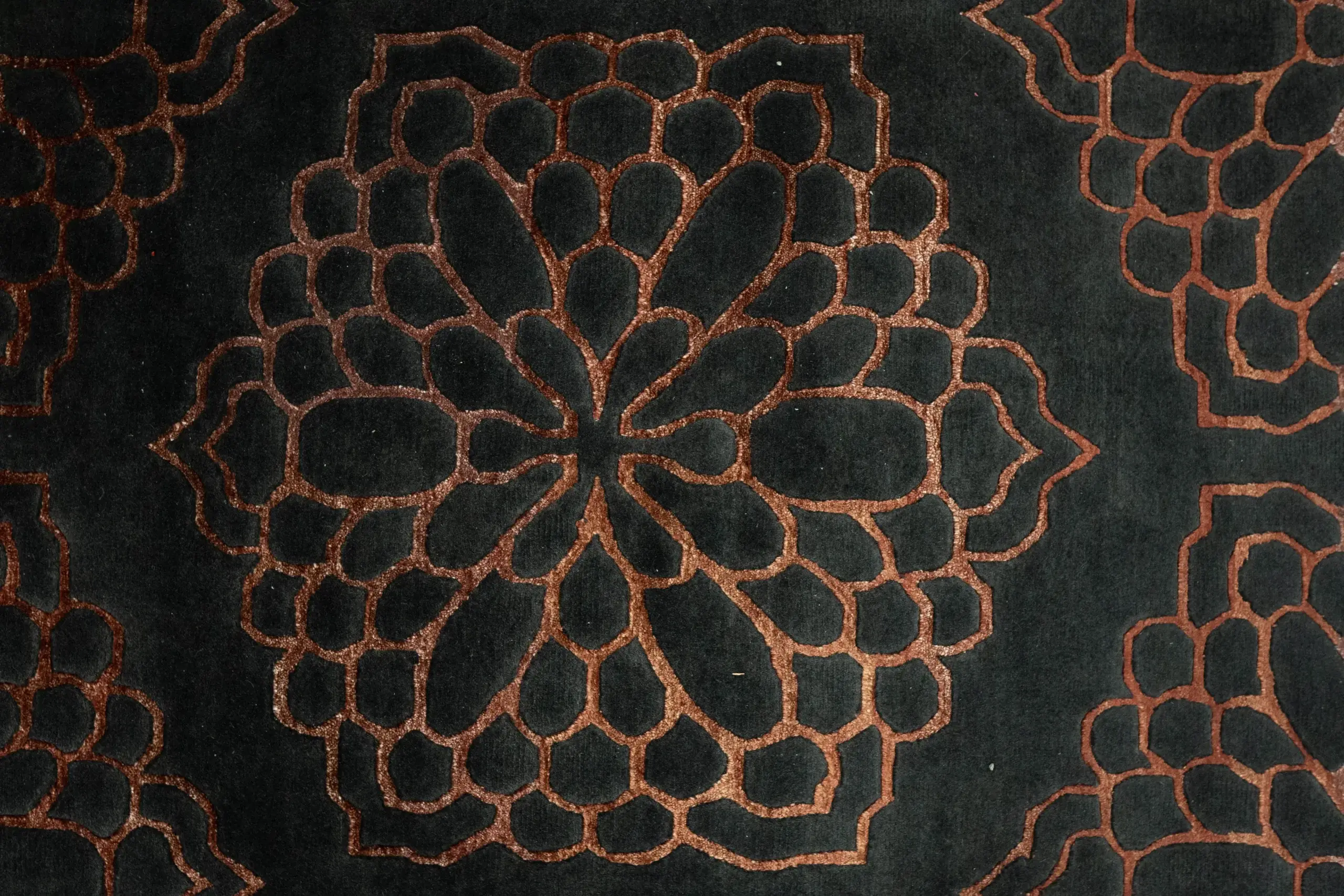 Tibet Wool Silk Rug 8 x 6' View 1