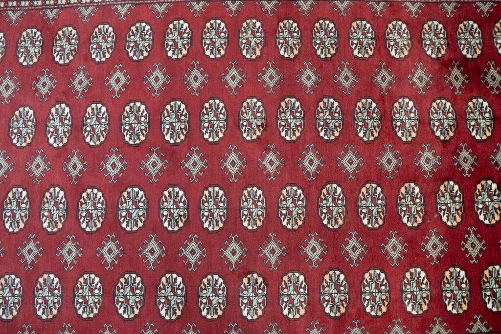 Bokhara Wool Pile Rug 6'x9' View 3