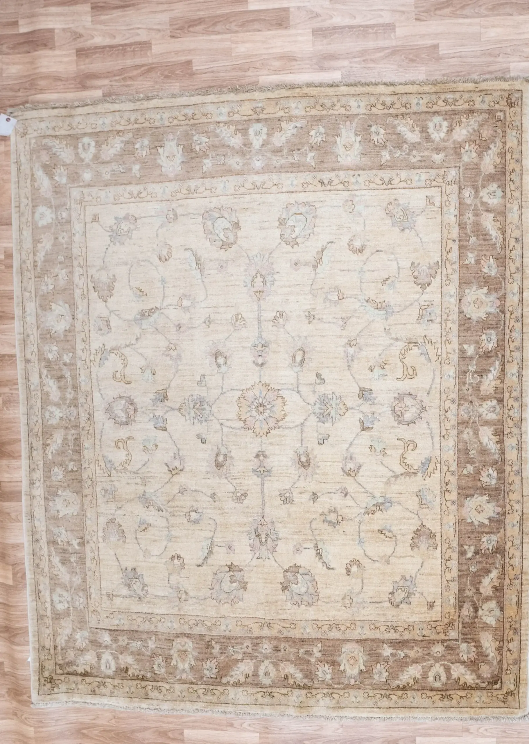 Chobi Wool Rug 6.1 x 6.1' View 1