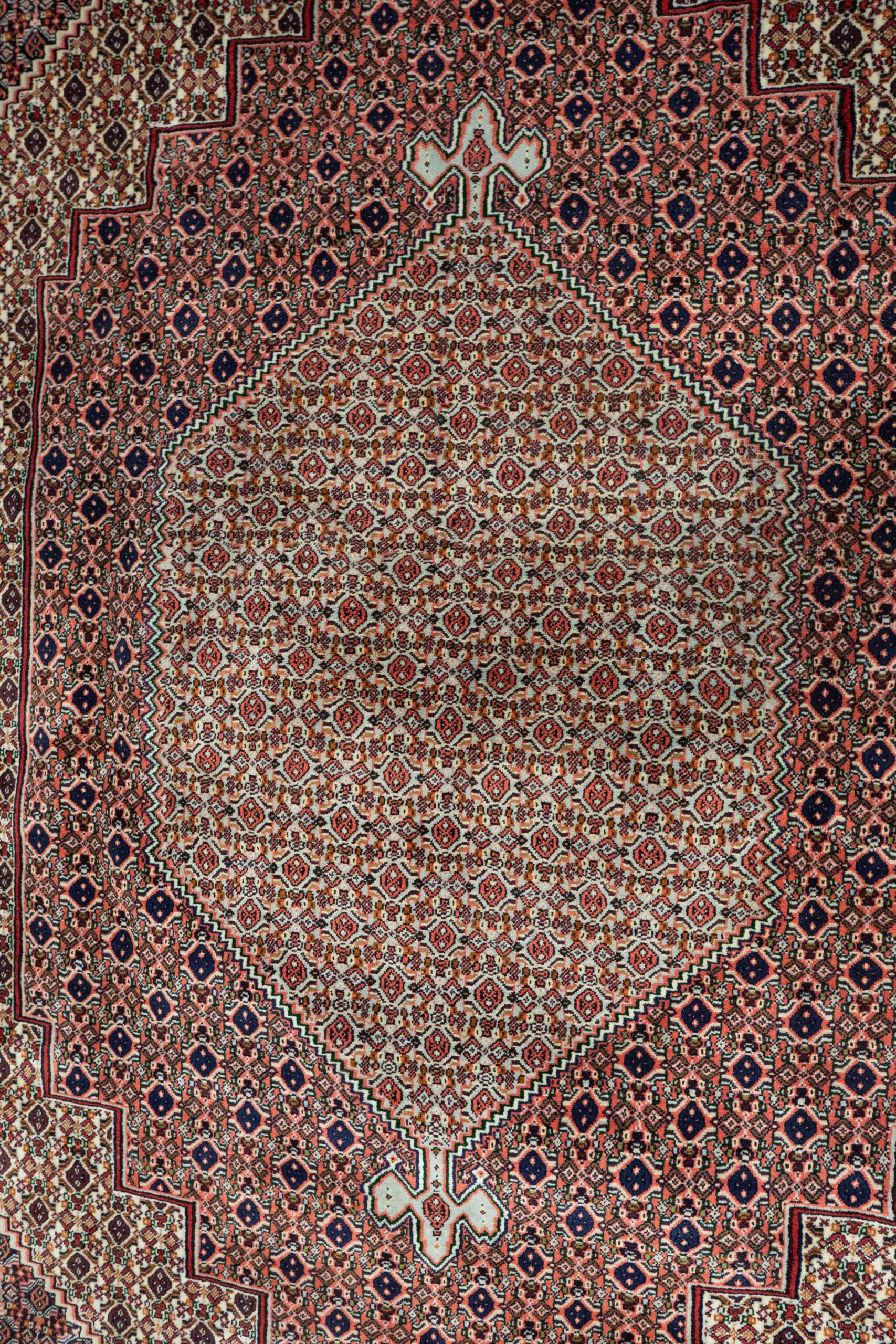 Sanandaj Wool Rug 8.1x11.7 View 1