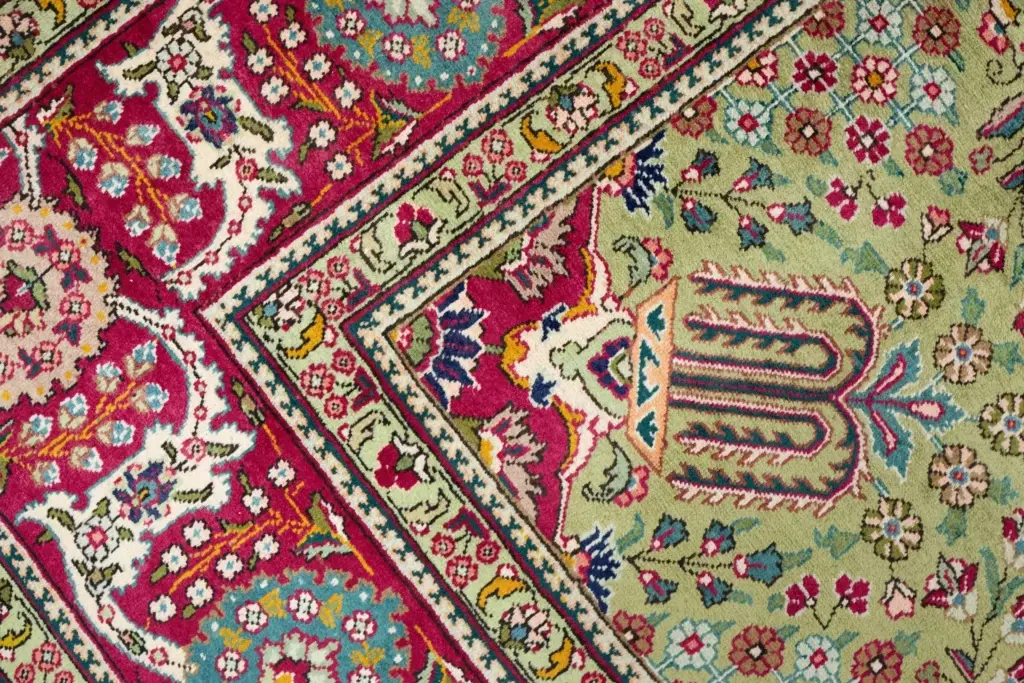 Tabriz Wool Rug 10.0x13.0 View 4