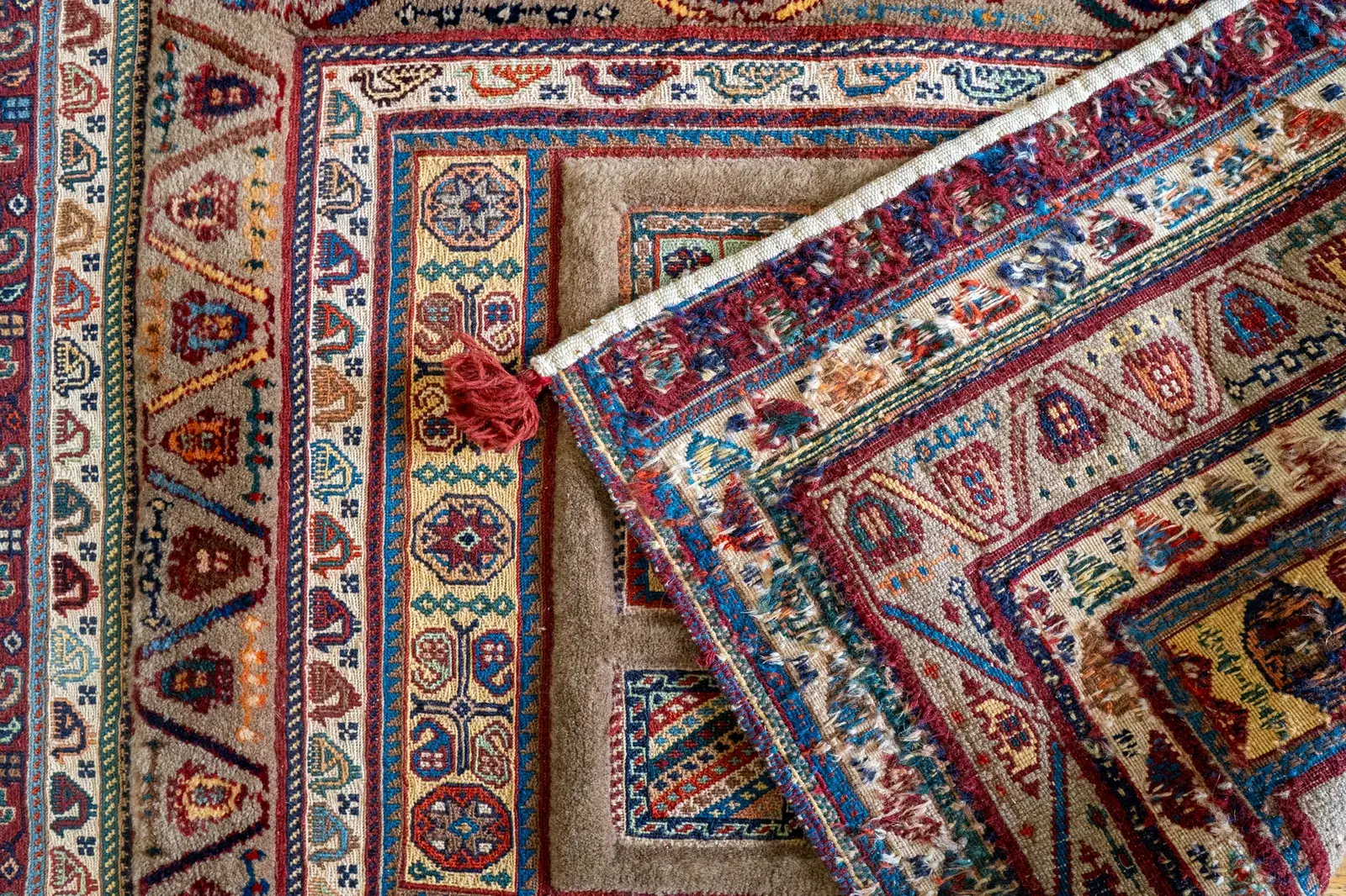 Kilim Rug 3909 – Genuine Hand-Woven Wool Oriental Rug View 4