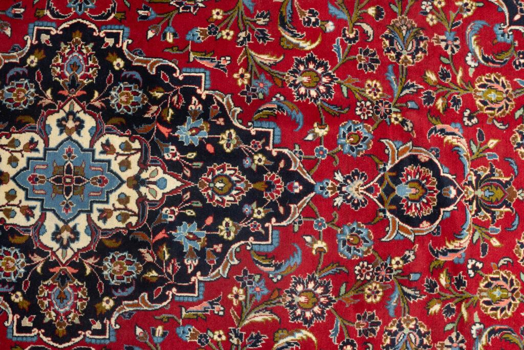 Kashan Wool rug 8.1'x11.10' View 5