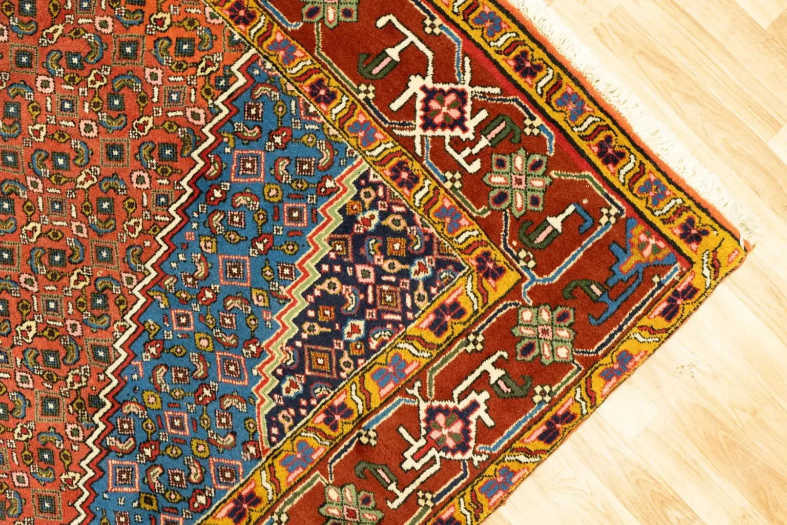 Ardabil Wool Rug 6.6x9.6 View 4