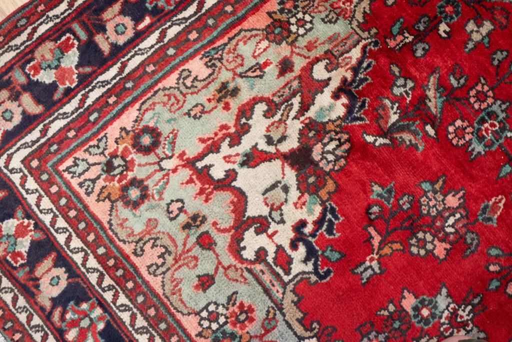 Hamadan Wool Rug 6.7x9.7 View 3