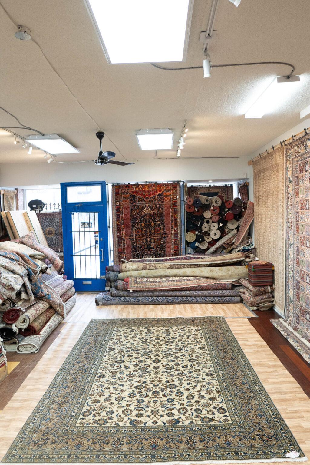 Kashan Wool Pile Rug 8.5'x11.5' View 5