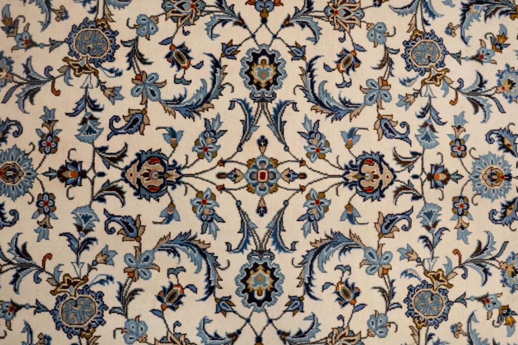 Kashan Wool Silk Rug 8.6'x11.6' View 2