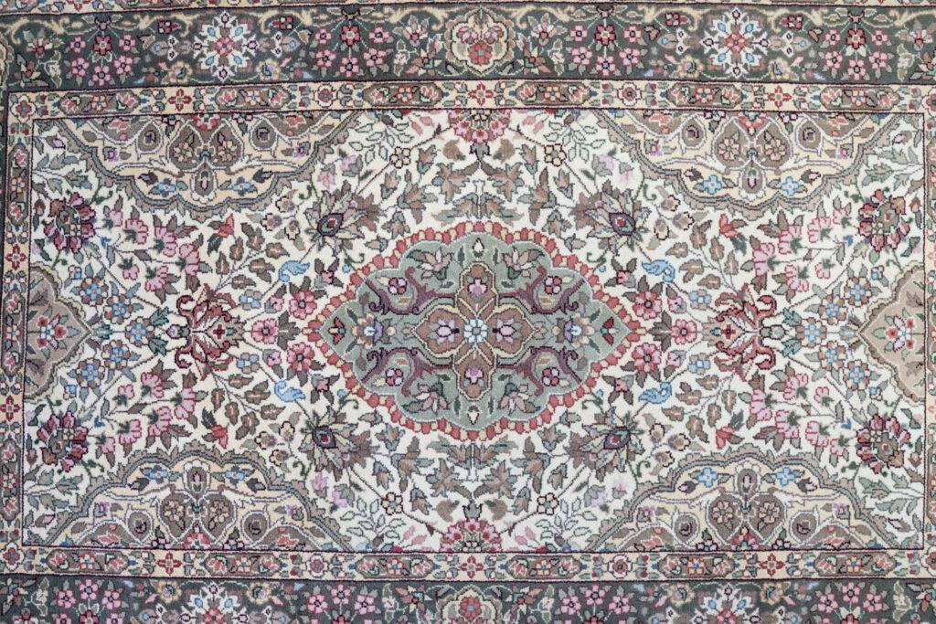 Tabriz Kurk Wool Rug 3'x5' View 2