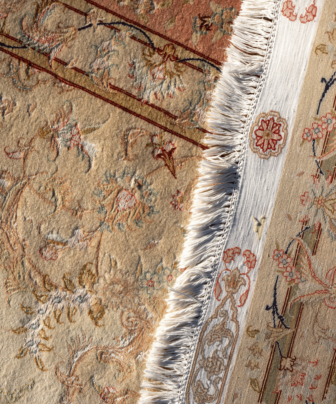 Luxury Tabriz Wool & Silk Handwoven Oriental Rug – 9'9" × 13'2" View 3