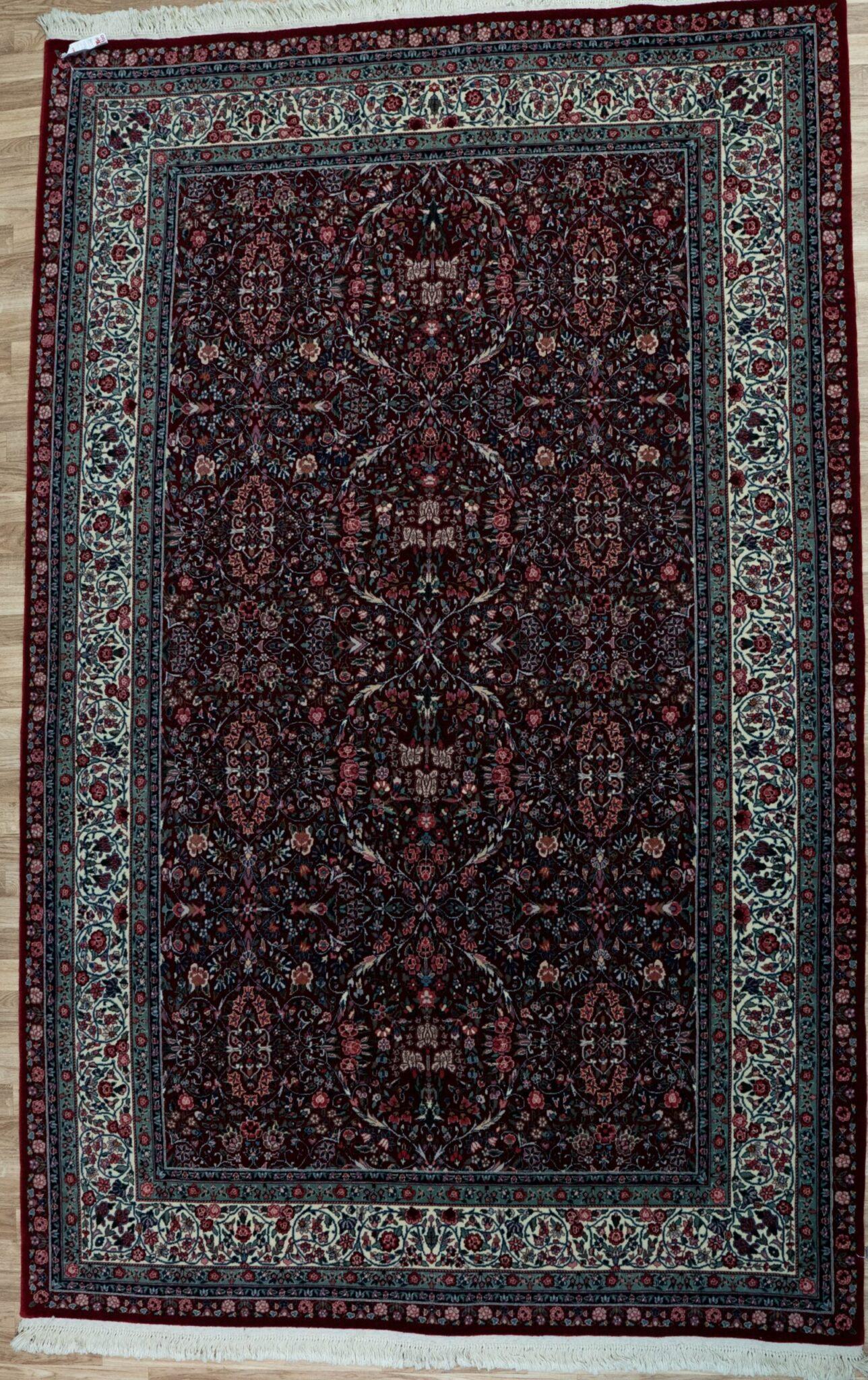 Kerman Kurk Wool Rug 6'x9' View 2