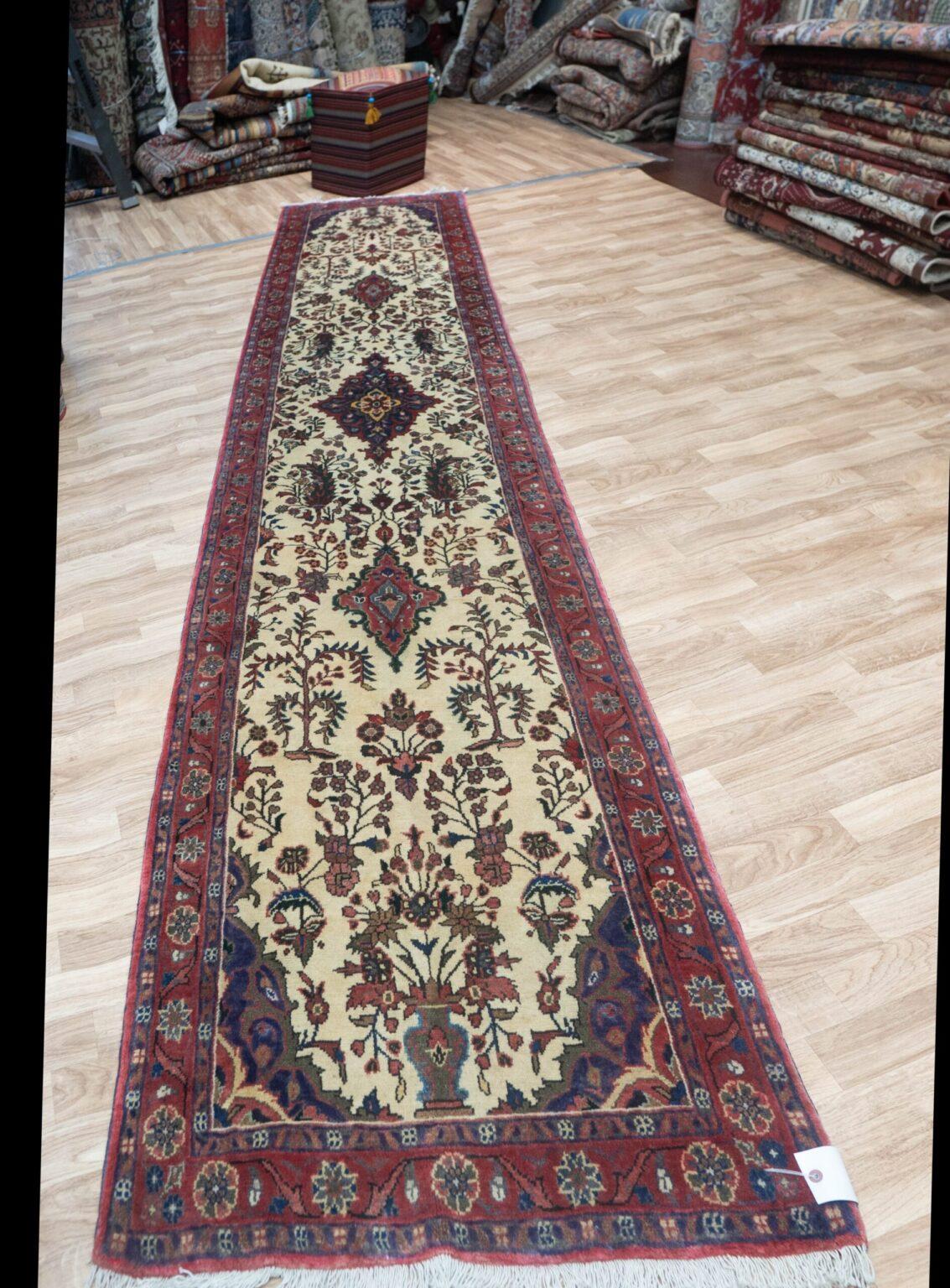 Hamadan Wool Runner 12.8x2.0 View 1