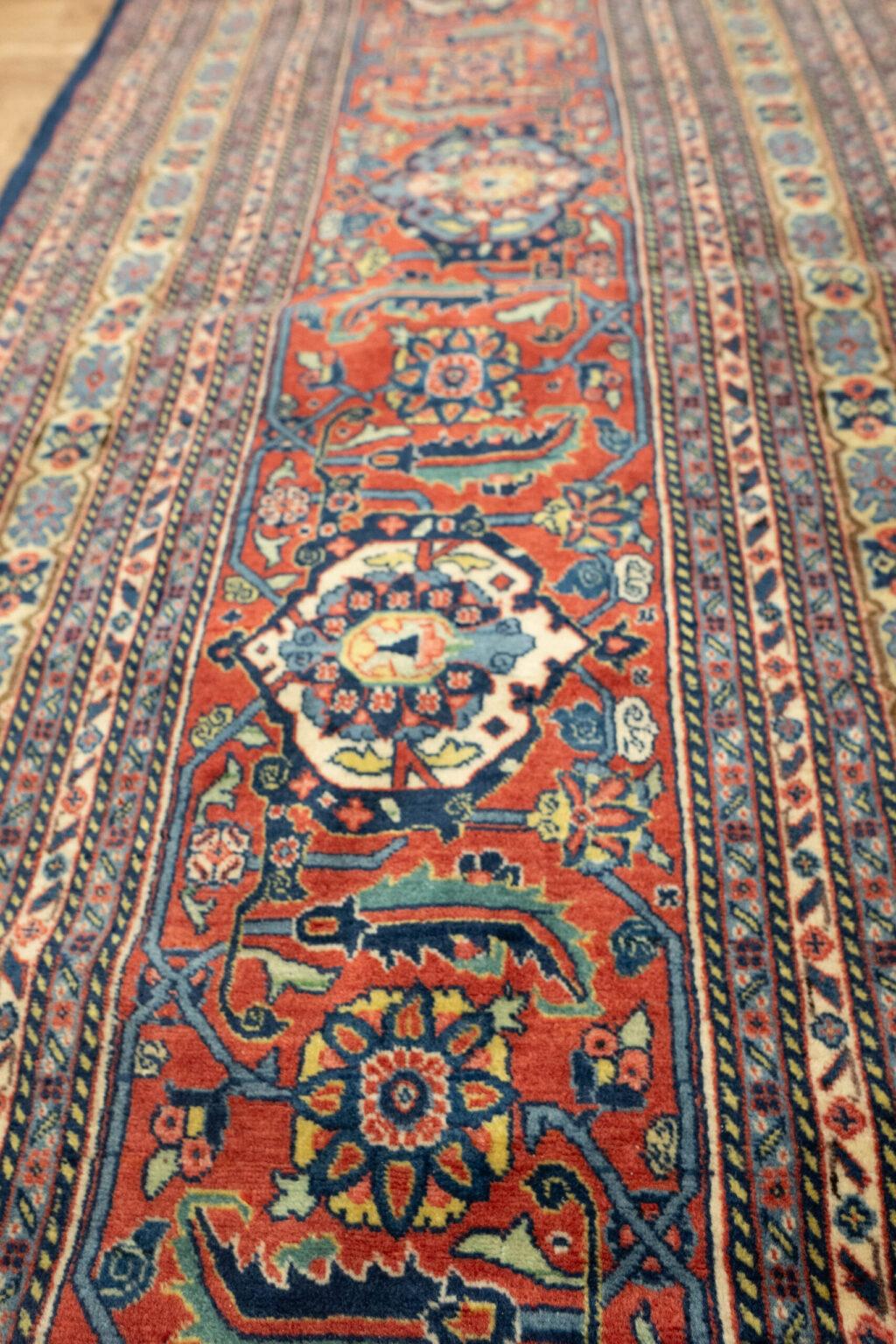 Tabriz Wool Rug 21.7x12.9 View 9