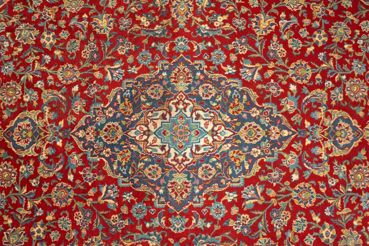 Kashan Wool Rug 9.8 x 12.9' View 3