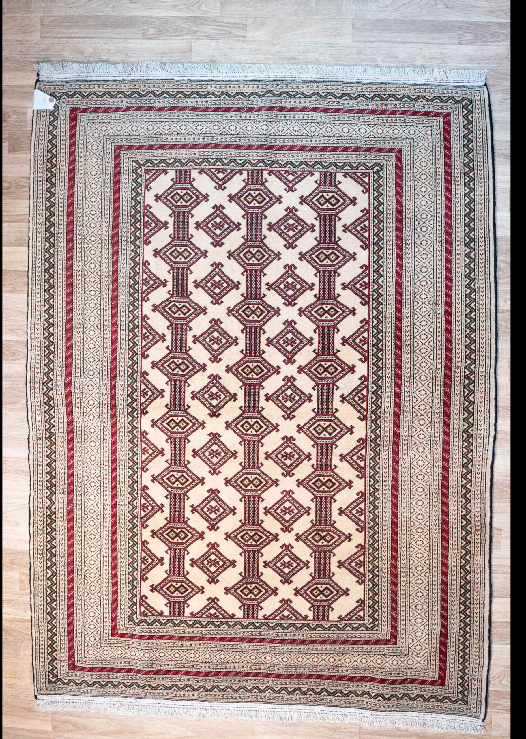 Turkmen Silk Base Rug 4.3'x6' View 1