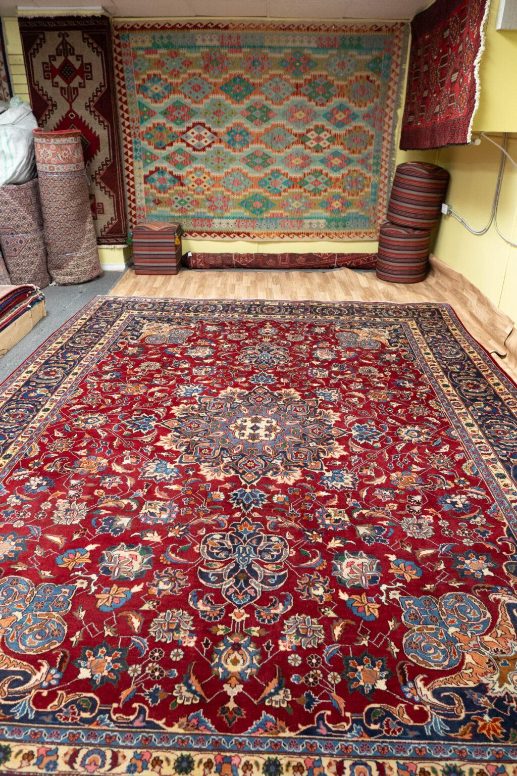 Mashad Wool Rug 12.8x9.8 View 6