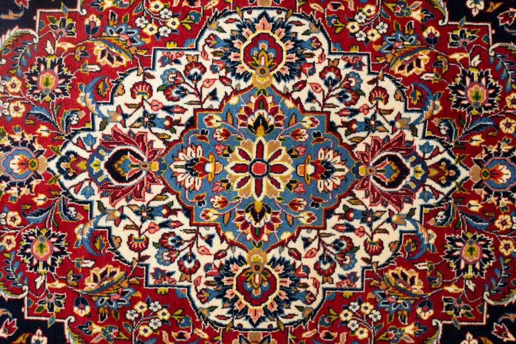 Kashan Kurk Wool Rug 8.2'x12.1' View 6