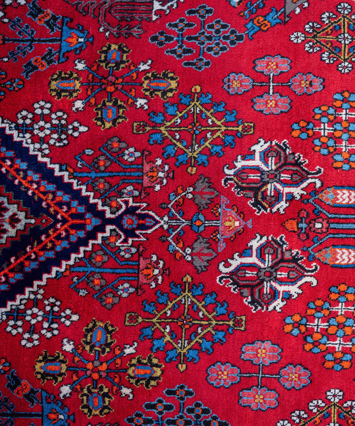 Traditional Maymeh Kork Wool Handwoven Oriental Rug – 8'6" × 11'7" View 3