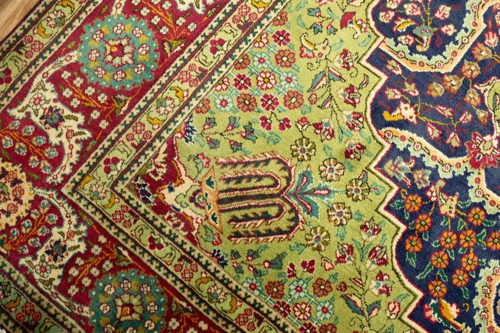 Tabriz Wool Rug 10.0x13.0 View 2