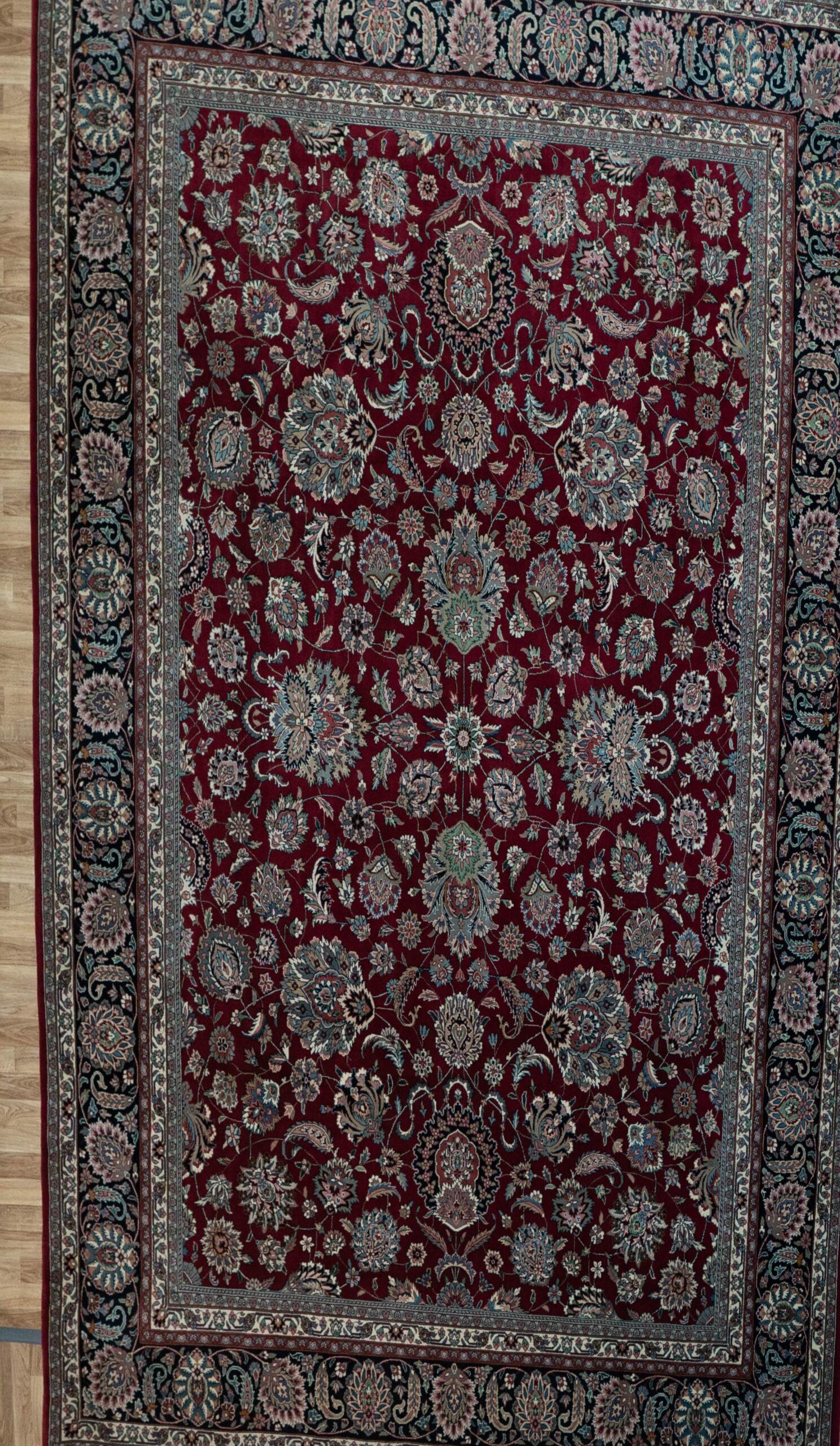 Tabriz Kurk Wool Rug 9'x12' View 1