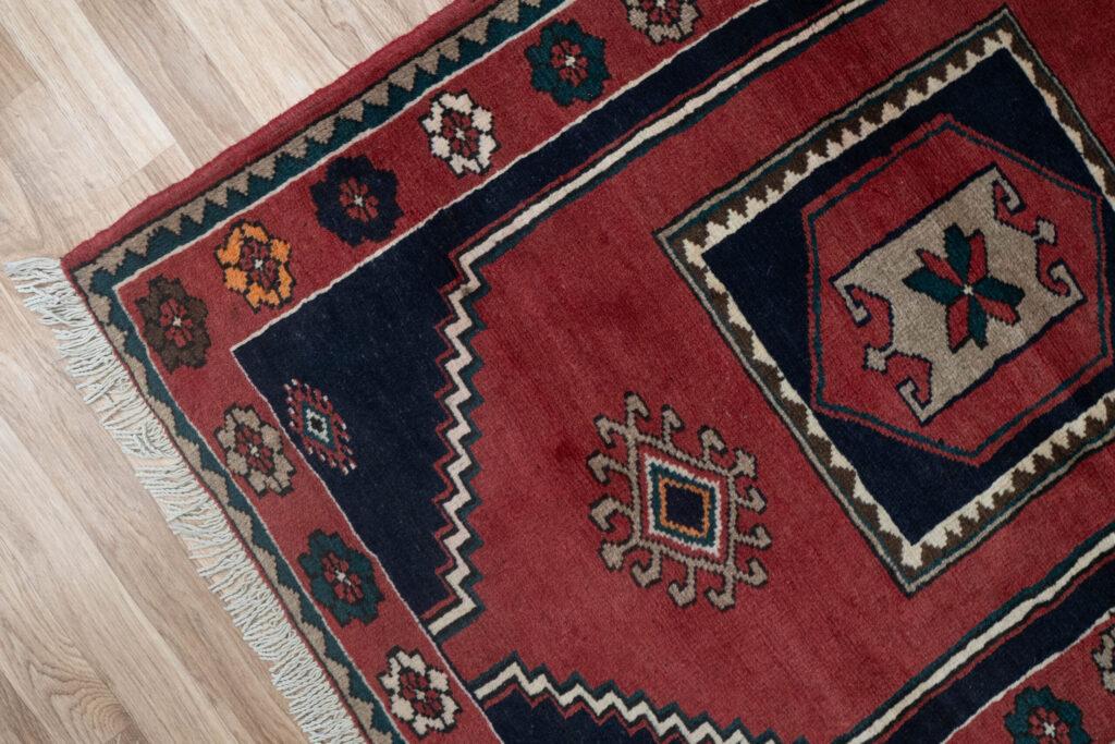 Hamadan Wool Rug 4.3x3.1 View 2