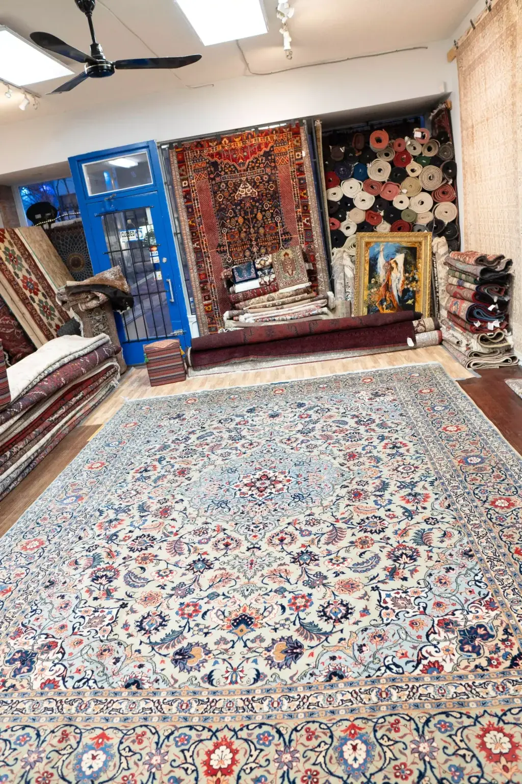 Kashan Wool Rug 10.0x14.0 View 5