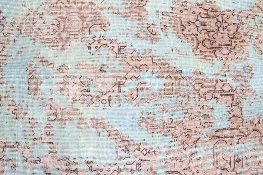 Overdyed Tabriz Rug 6.5'x9.5' View 3