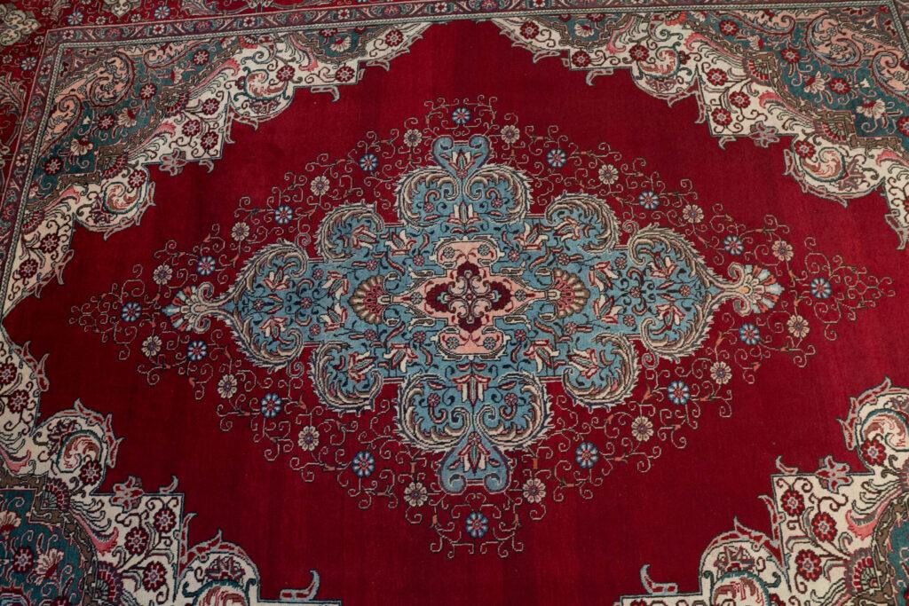 Tabriz Wool Pile Rug 9.5'x12.5' View 2