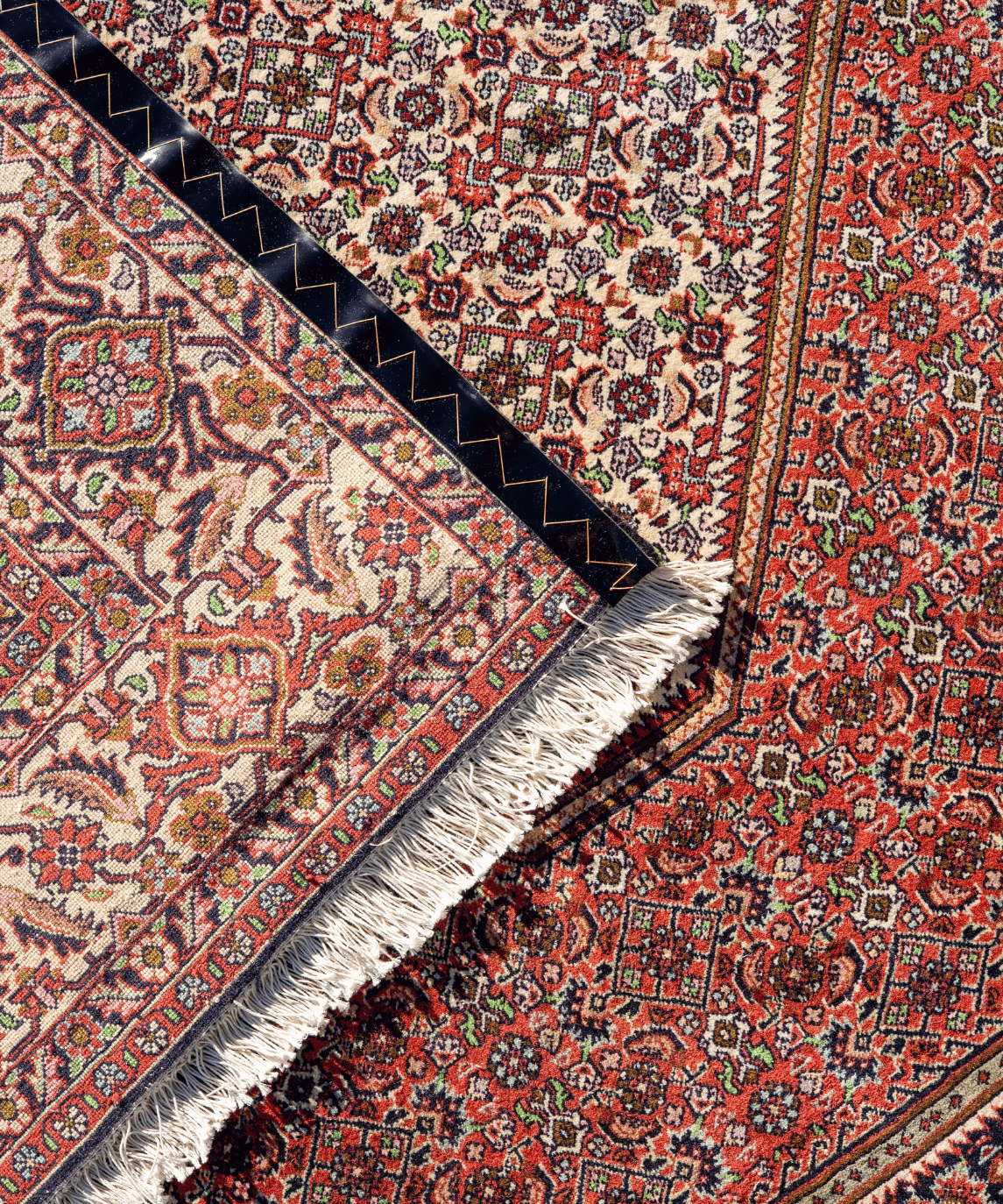 Traditional Bidjar Wool & Silk Handwoven Oriental Rug – 6'7" × 9'7" View 10