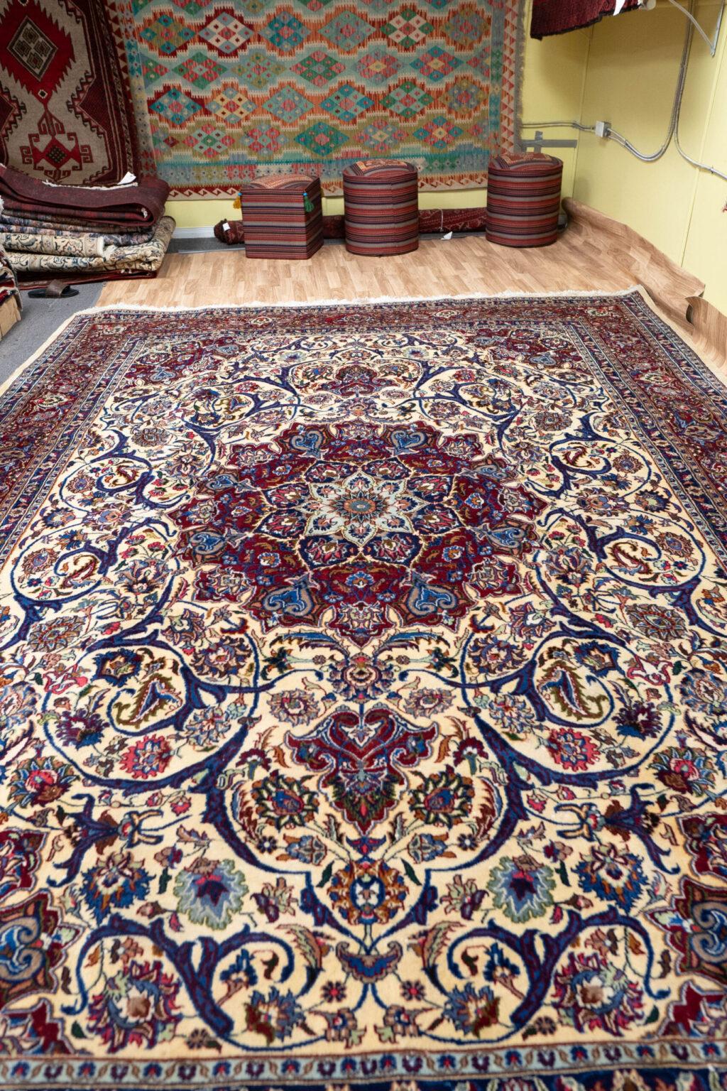 Najafabad Wool Rug 9.6x12.6 View 5