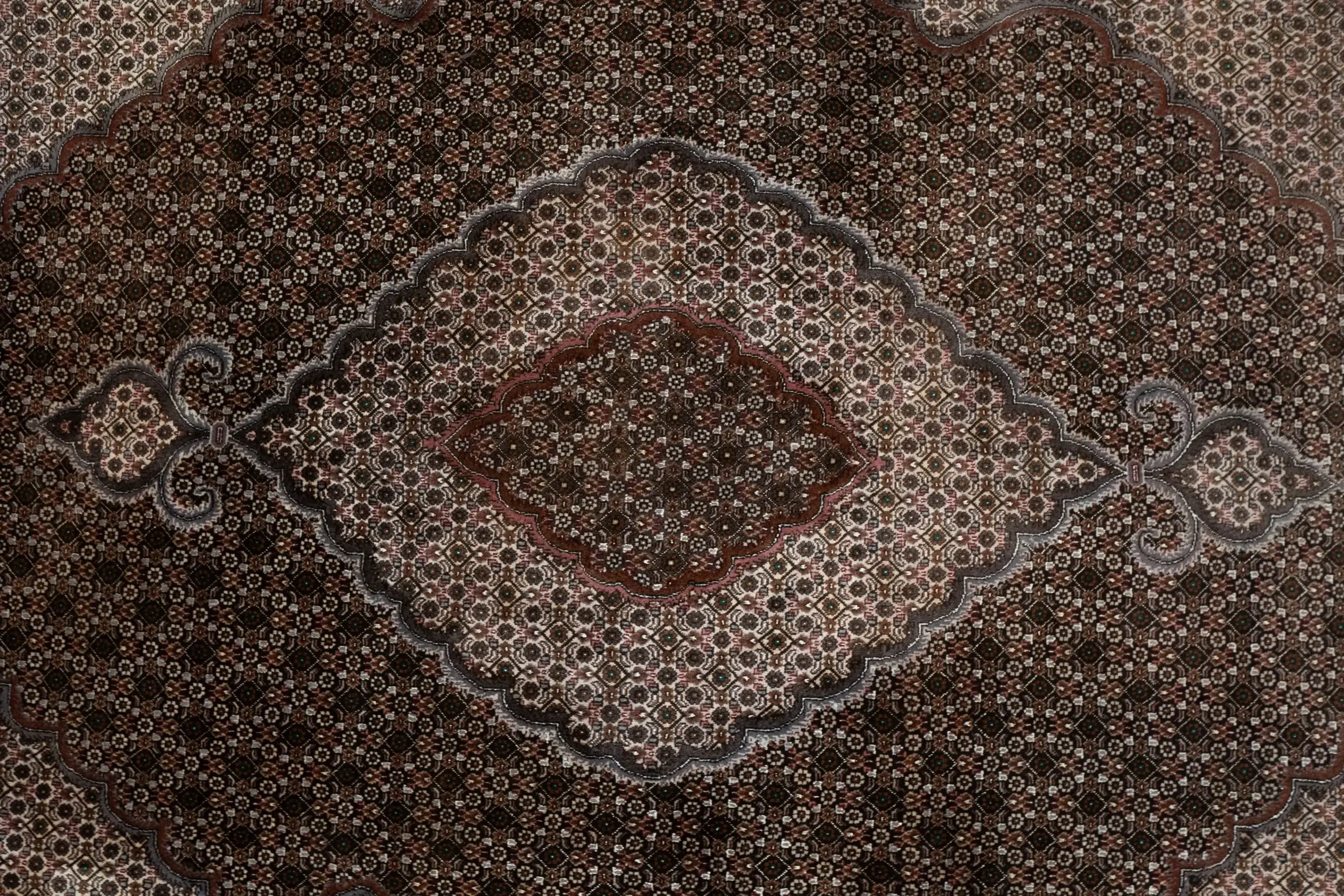 Tabriz Wool Rug 6.8 x 9.8 View 1