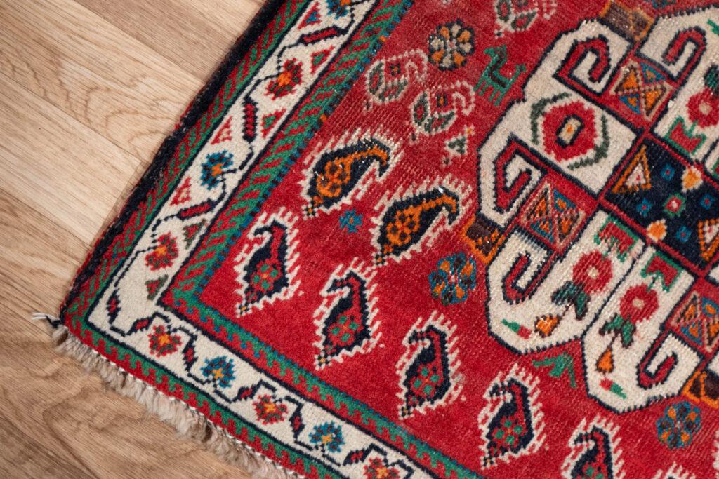 Qashqai Wool Rug 2.0x2.0 View 3